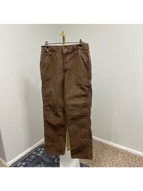 Carhartt Flame Resistant FR Duck Canvas Carpenter Work Pants 100791 Mens 33x34